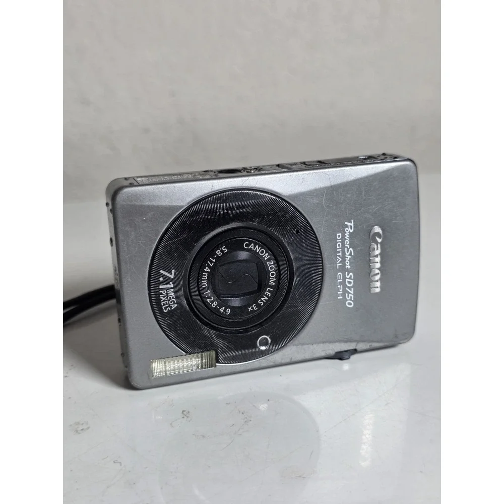 Canon PowerShot Digital ELPH Silver SD750 Digital Camera Battery Charger SD - Picture 6 of 15